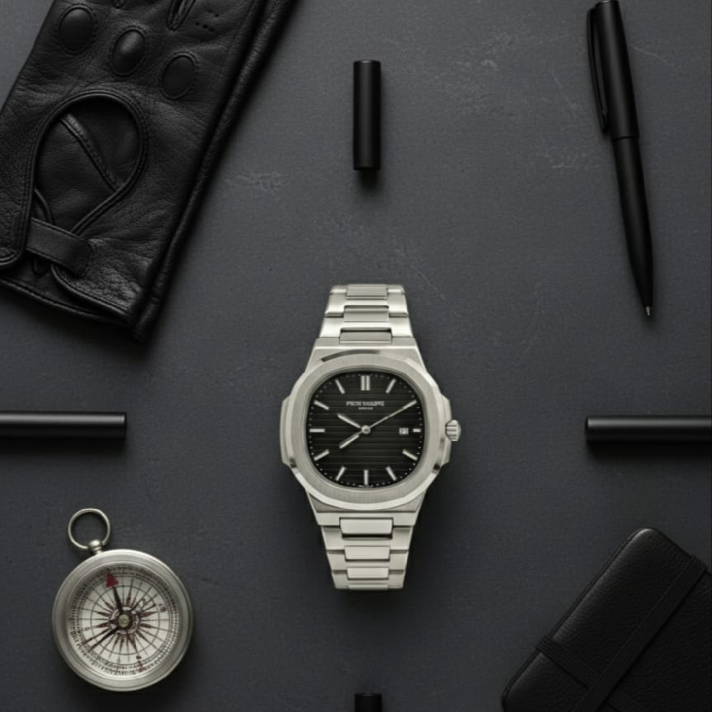 Patek Philippe , Steel and Silver Dial