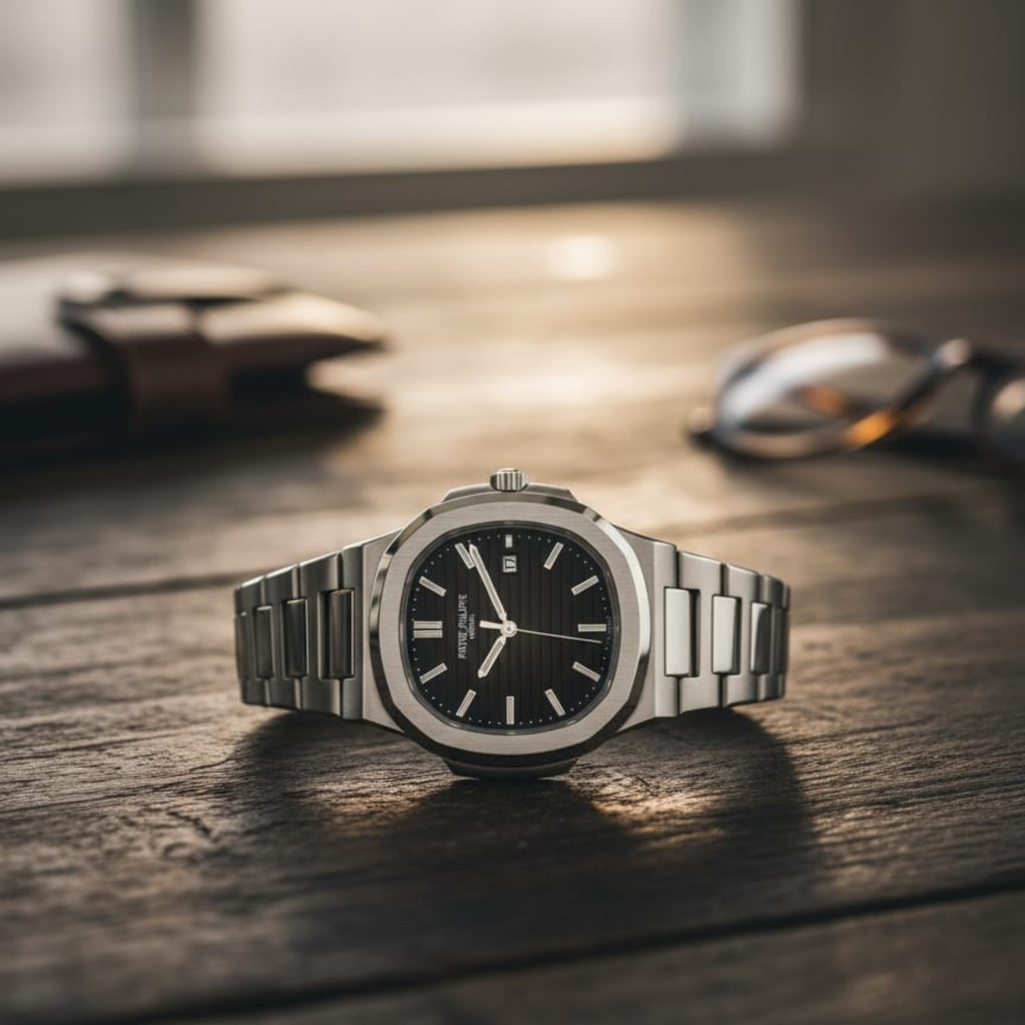 Patek Philippe , Steel and Silver Dial